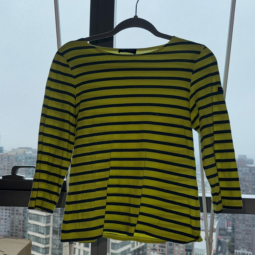 Saint James Boat Neck Stripe Tee